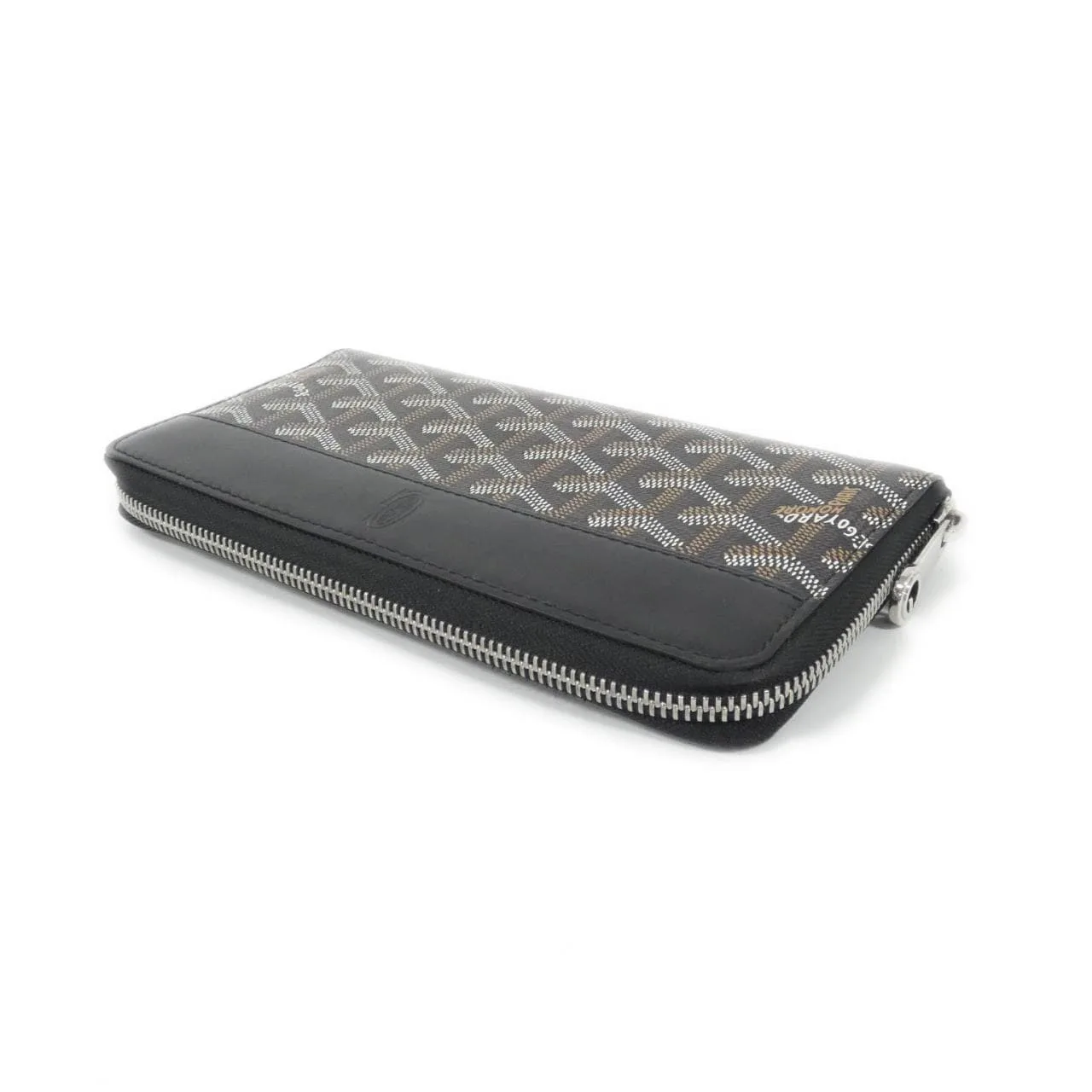 GOYARD APM ZIP GM Wallet Canvas Black Canvas Rank A - Thumbnail 3