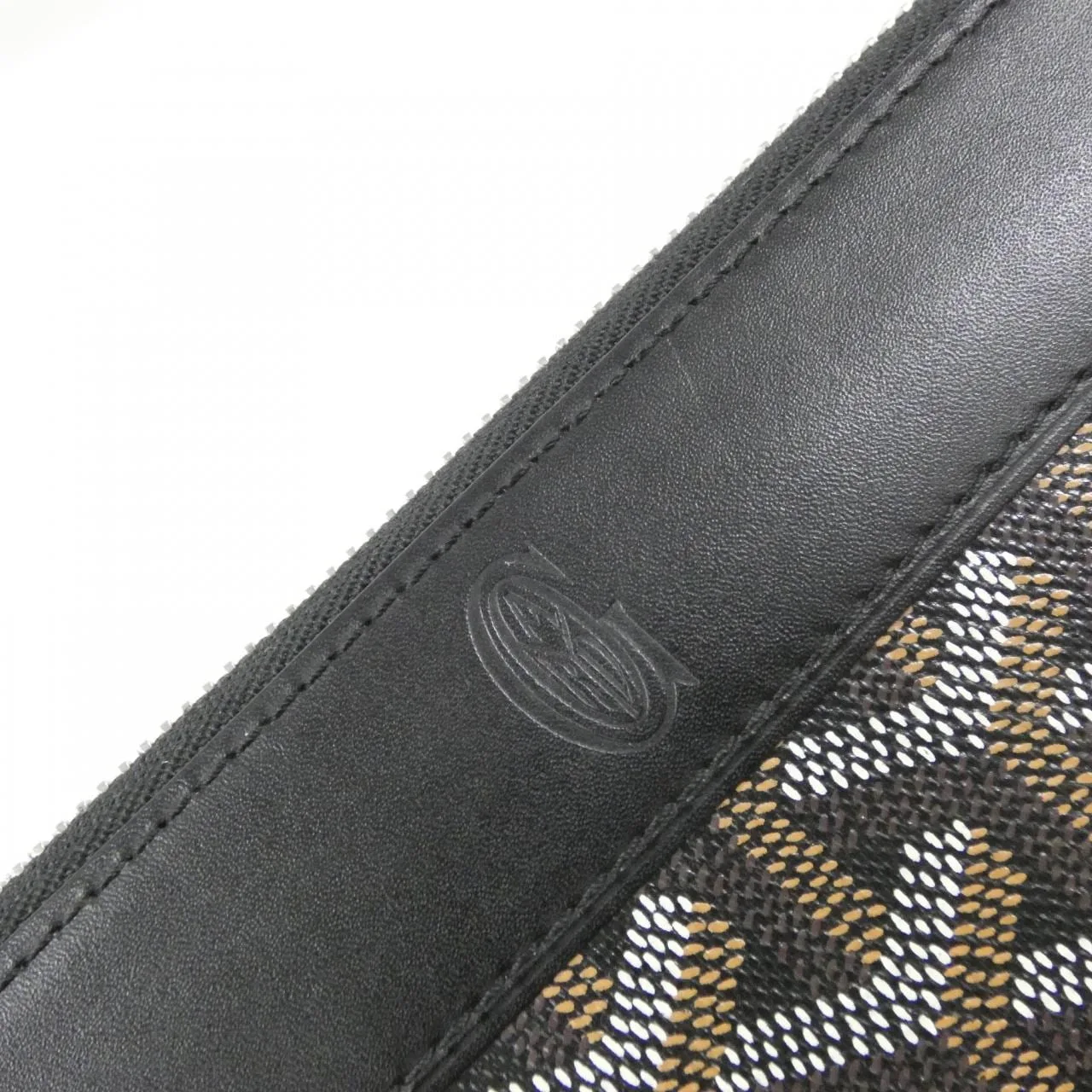 GOYARD APM ZIP GM Wallet Canvas Black Canvas Rank A - Thumbnail 4