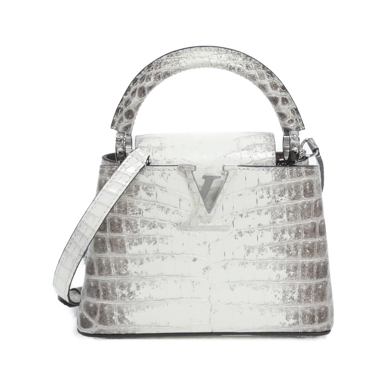 LOUIS VUITTON Capucines N99291 Shoulder Bag Leather