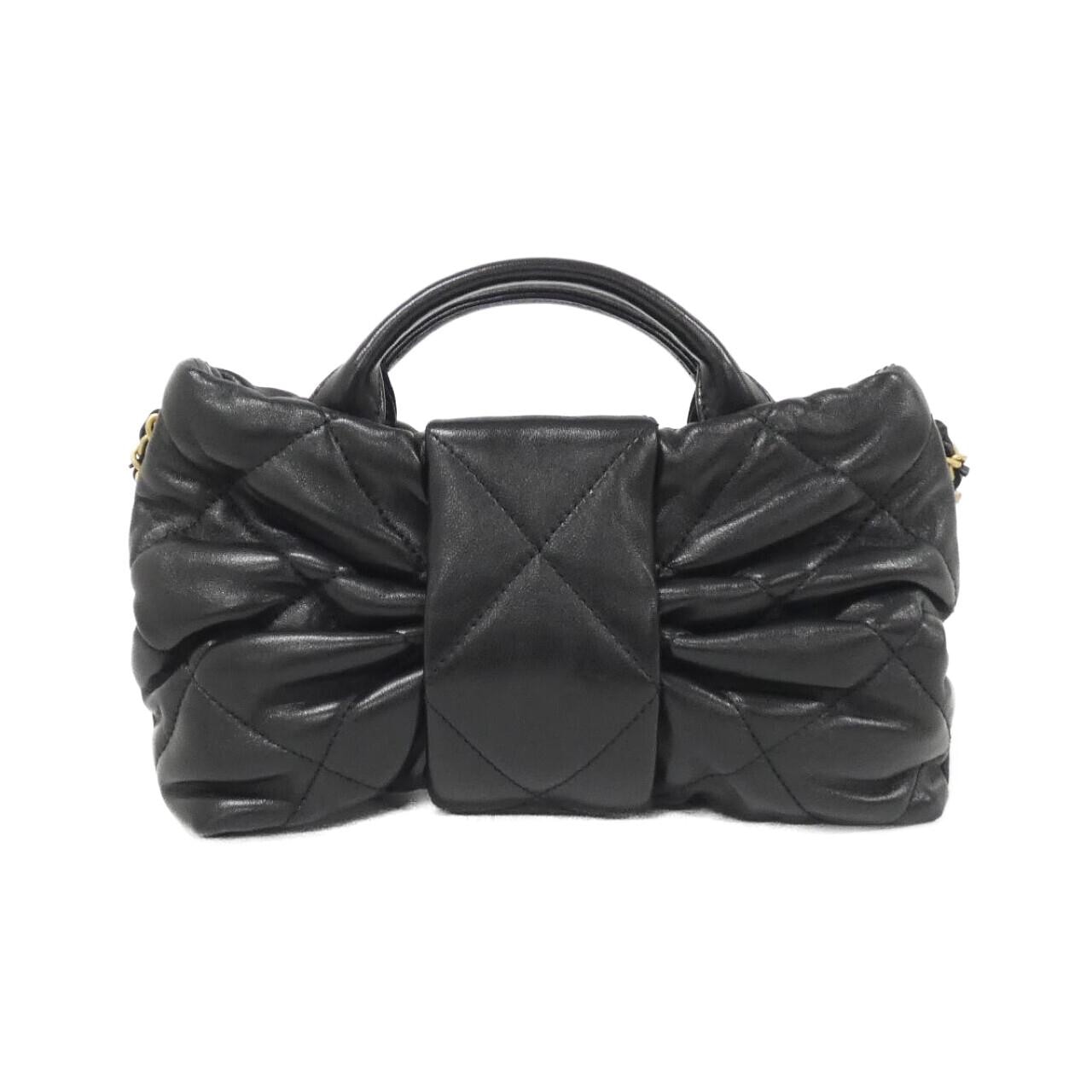 CHANEL AS5849 Handbag Lambskin Black Lambskin Unused - Thumbnail 2