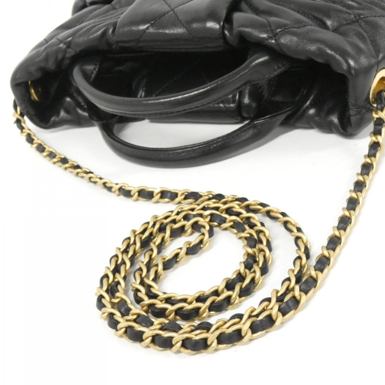 CHANEL AS5849 Handbag Lambskin Black Lambskin Unused - Thumbnail 5