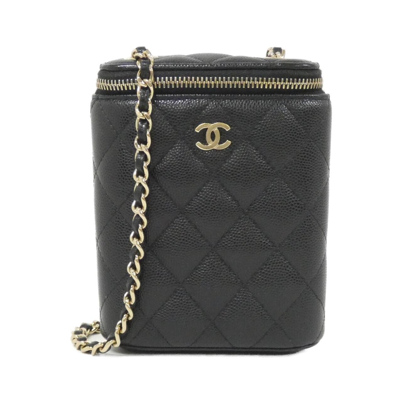 CHANEL Timeless Classic AP2195 Shoulder Grained Calfskin Black