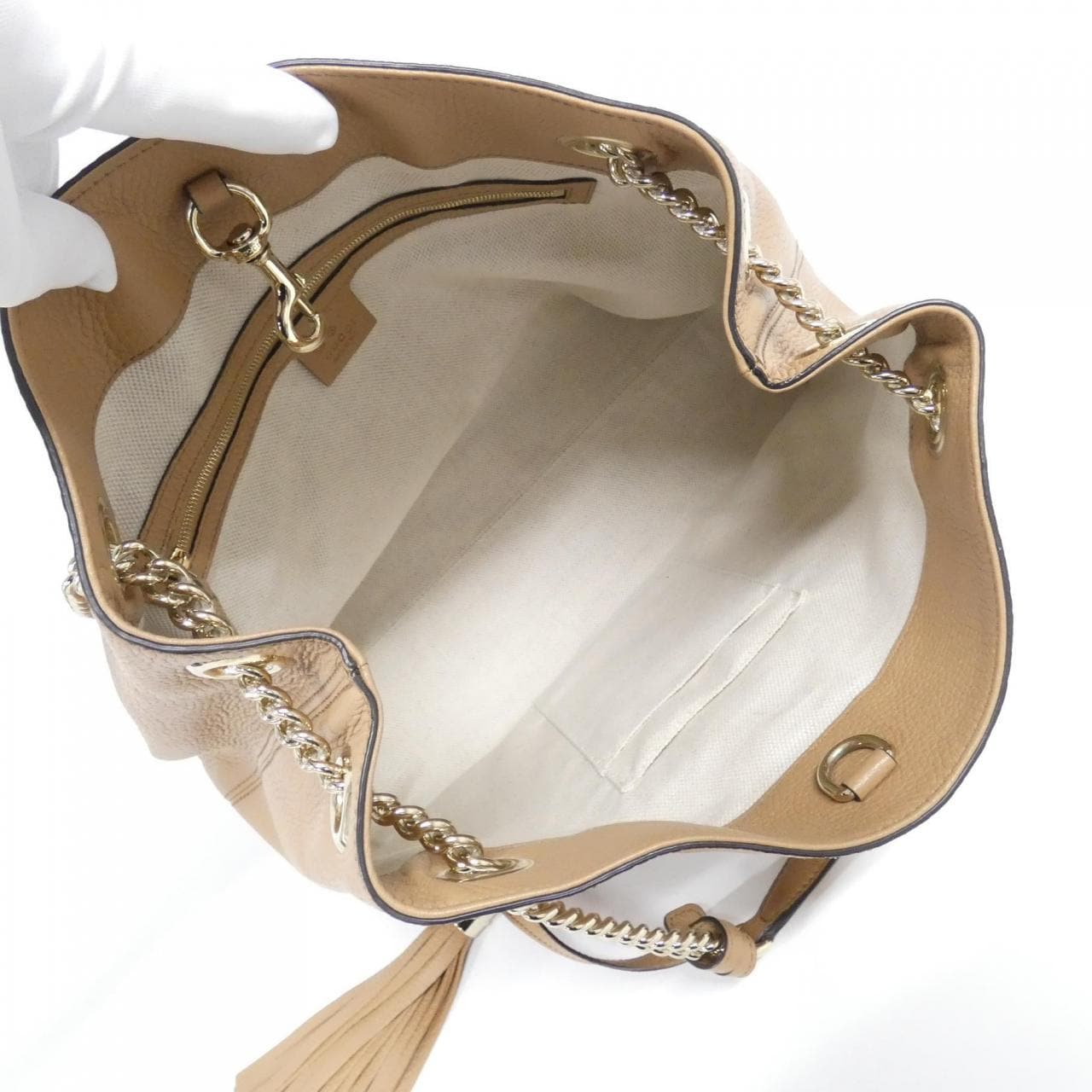 GUCCI 536196 A7M0G Shoulder Bag Leather 黑色 皮革 中古品A - 縮圖 7