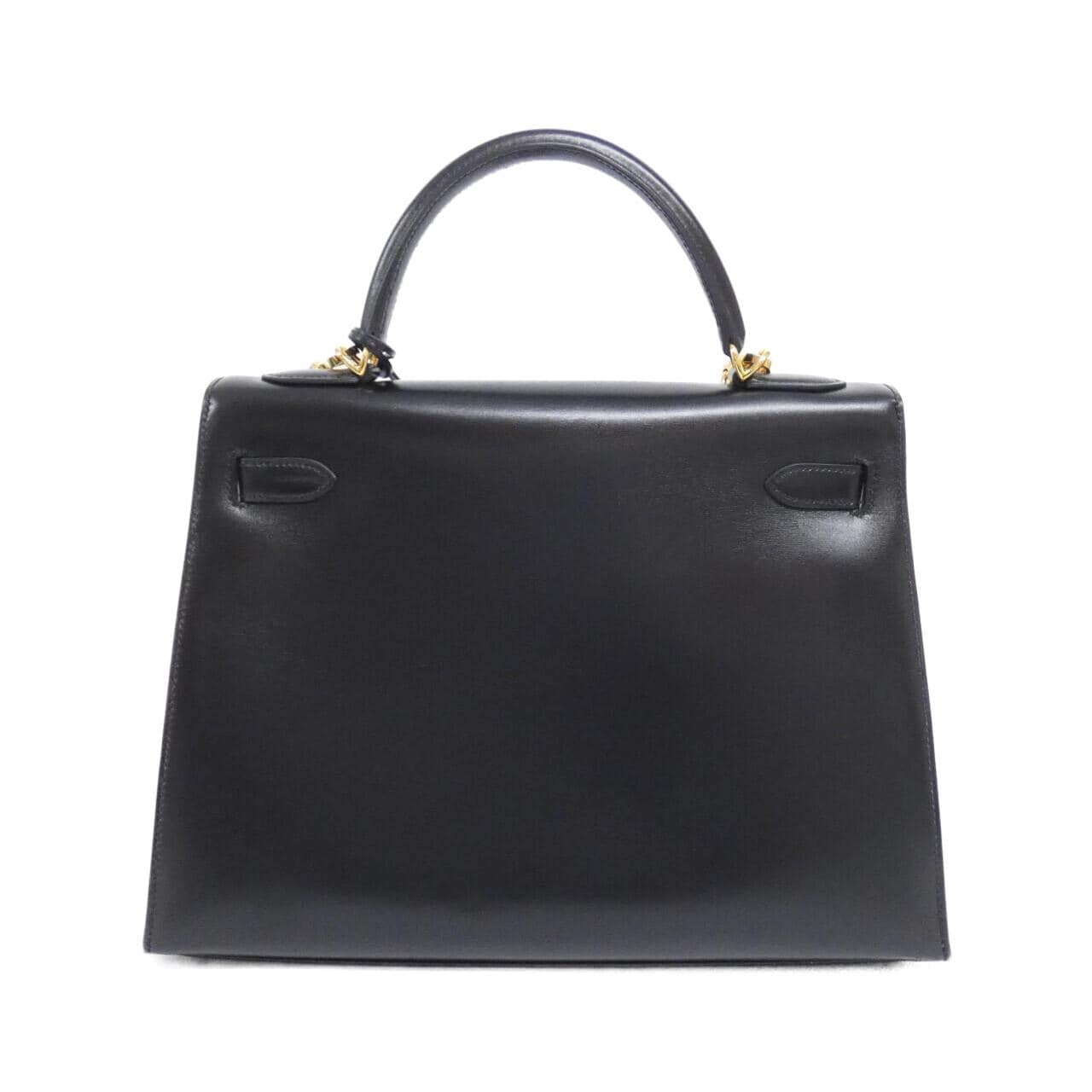 HERMES HERMÈS Kelly 001858CC Bag Box Calf Black Box Calf Leather - Thumbnail 2