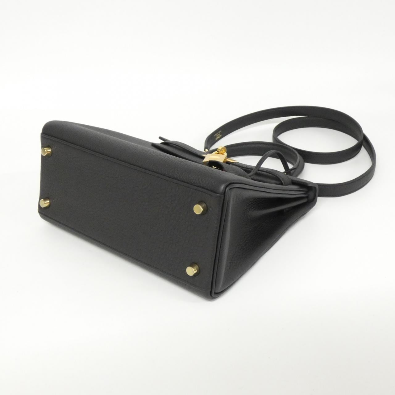 HERMES HERMÈS Kelly 044624CC Bag Togo 黑色 Togo 牛皮 未使用品 - 縮圖 3