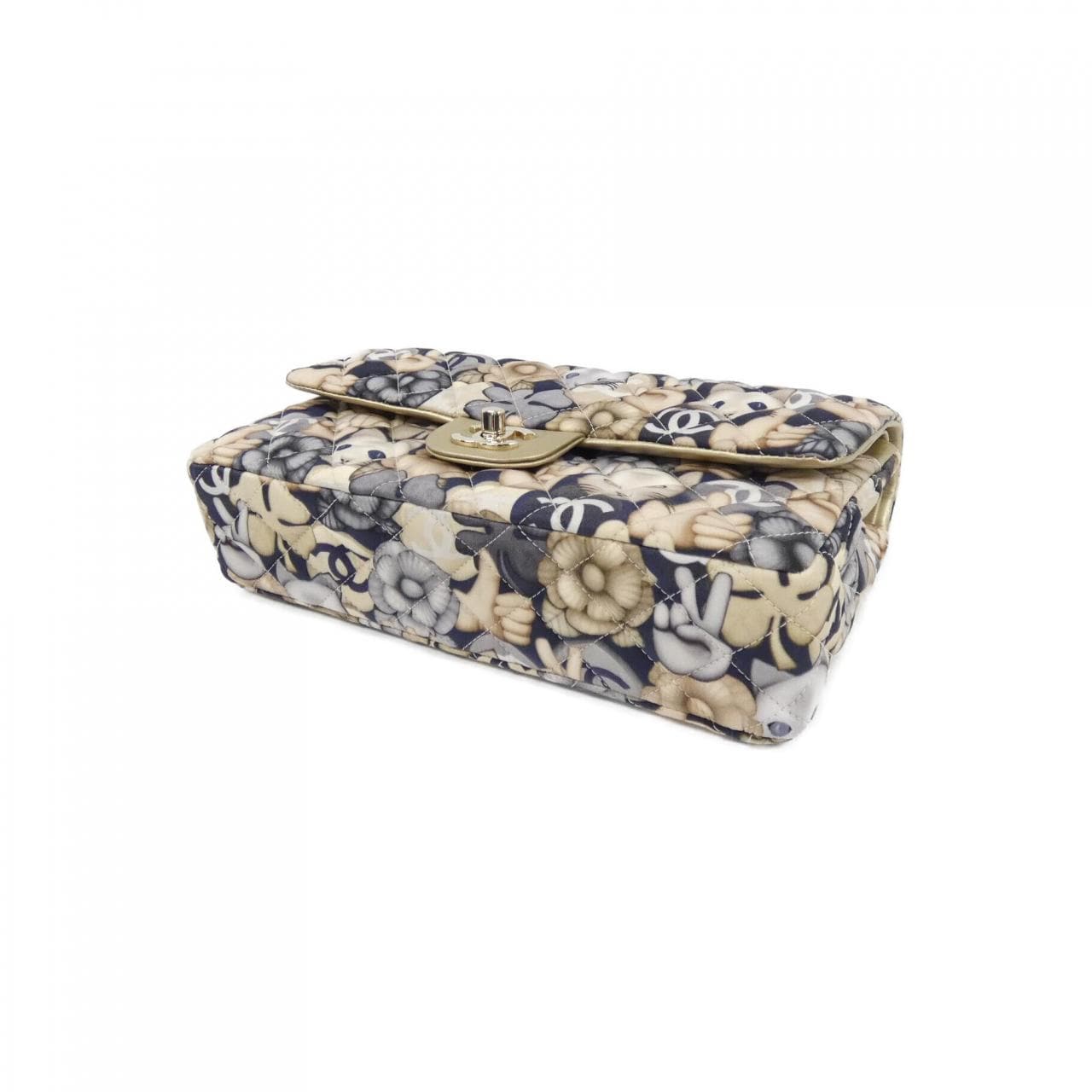 CHANEL Matelasse 1112 Shoulder Nylon Navy Nylon Rank A - Thumbnail 3