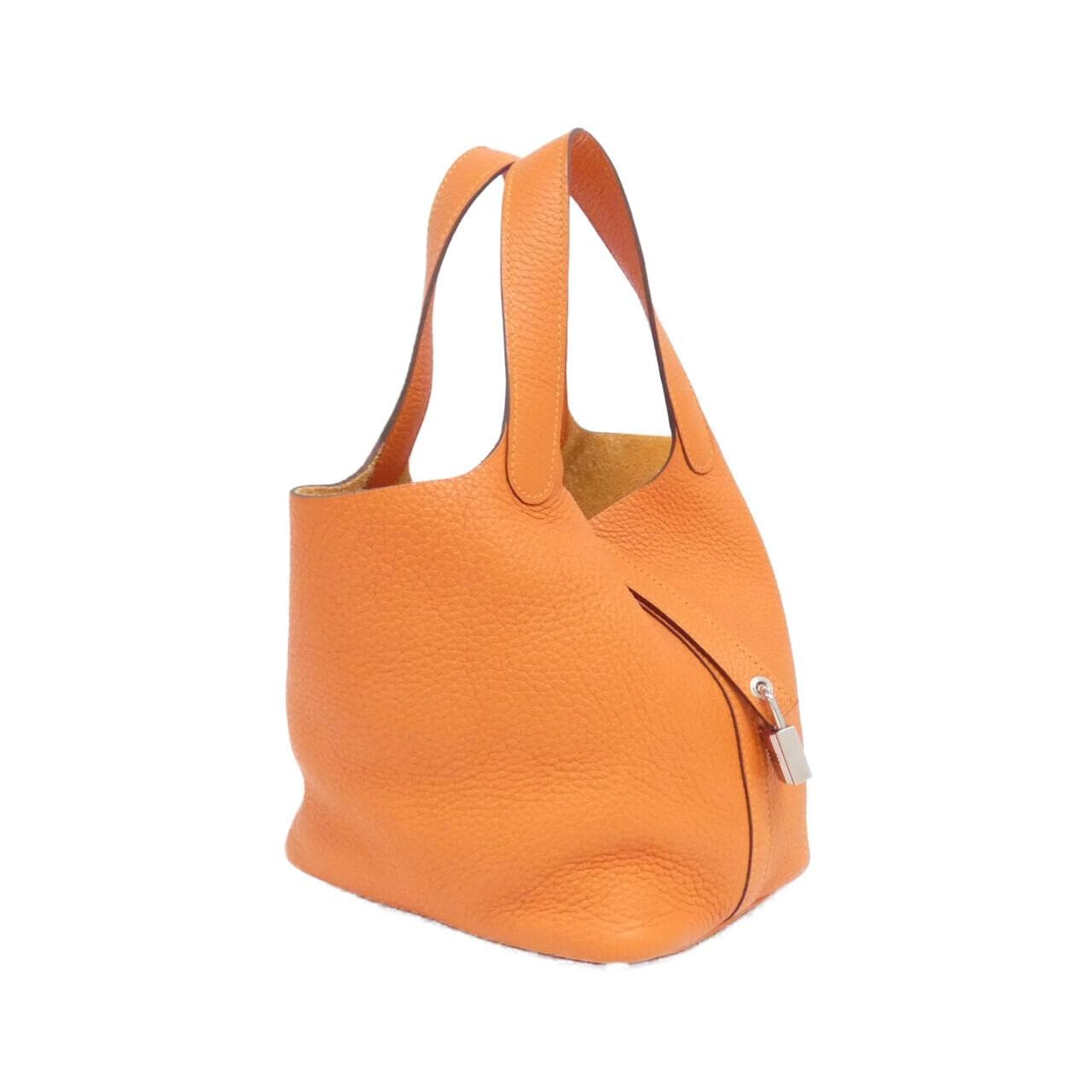 HERMES HERMÈS Picotin 056289CK Bag Clemence Black