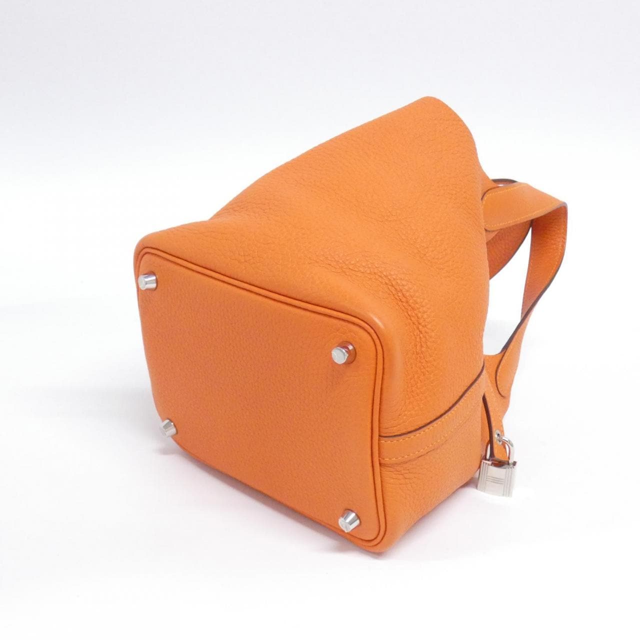 HERMES HERMÈS Picotin 056289CK Bag Clemence 黑色 Clemence 皮 中古品A - 縮圖 2