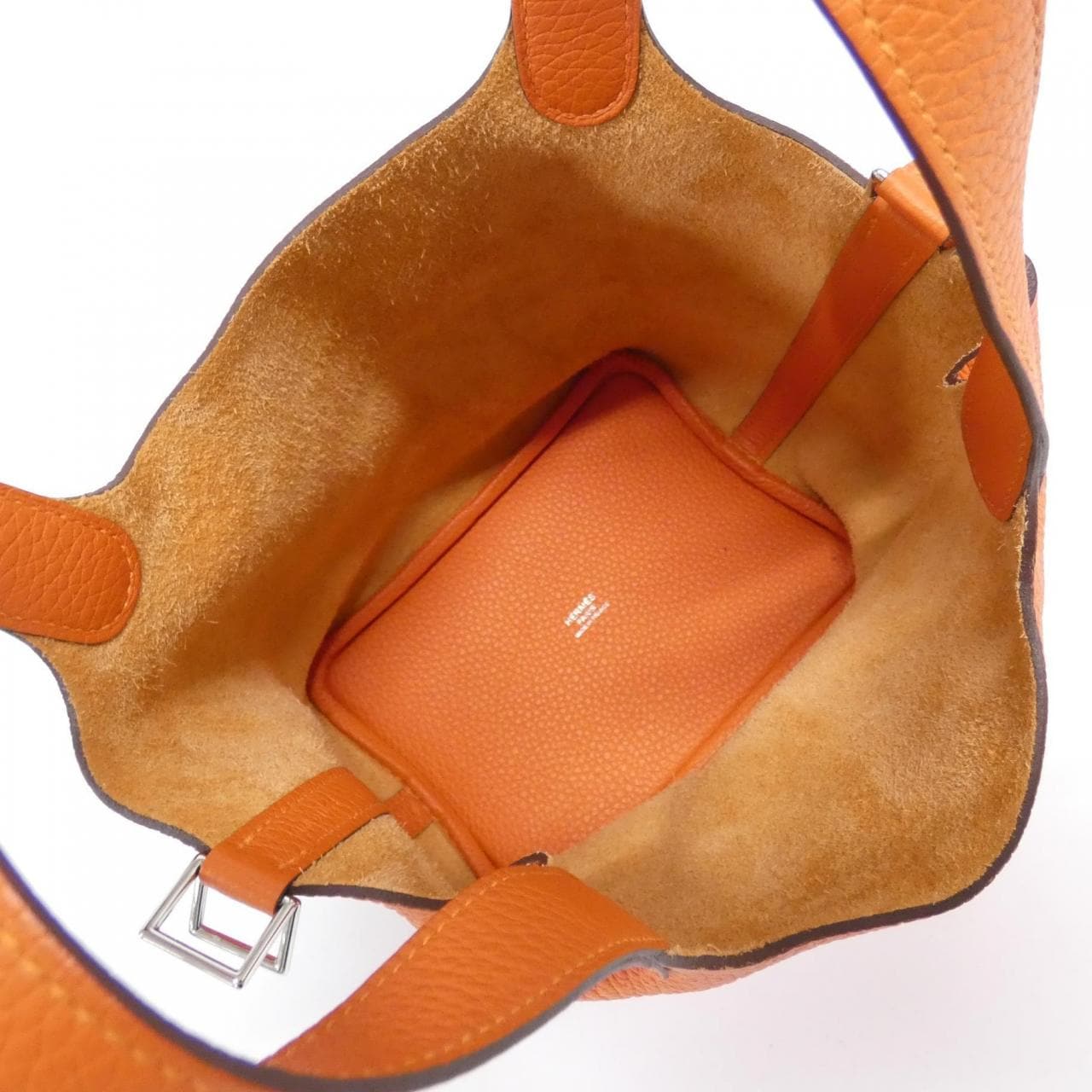 HERMES HERMÈS Picotin 056289CK Bag Clemence 黑色 Clemence 皮 中古品A - 縮圖 5