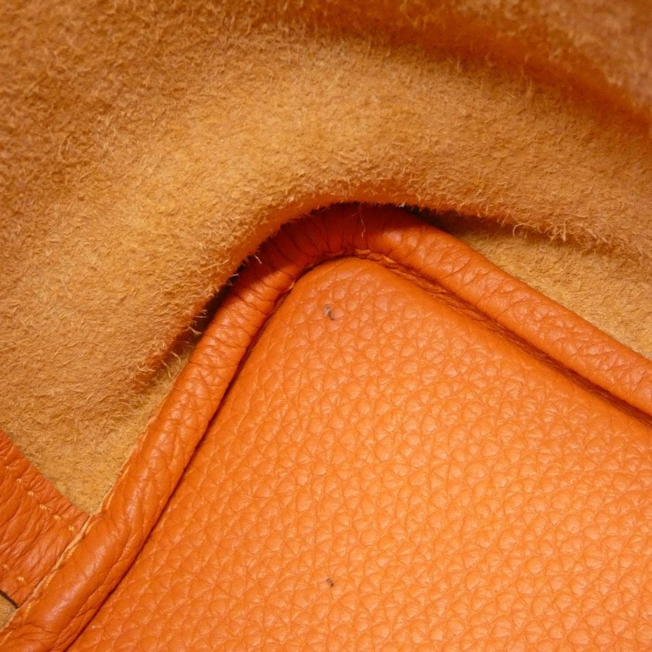 HERMES HERMÈS Picotin 056289CK Bag Clemence 黑色 Clemence 皮 中古品A - 縮圖 6