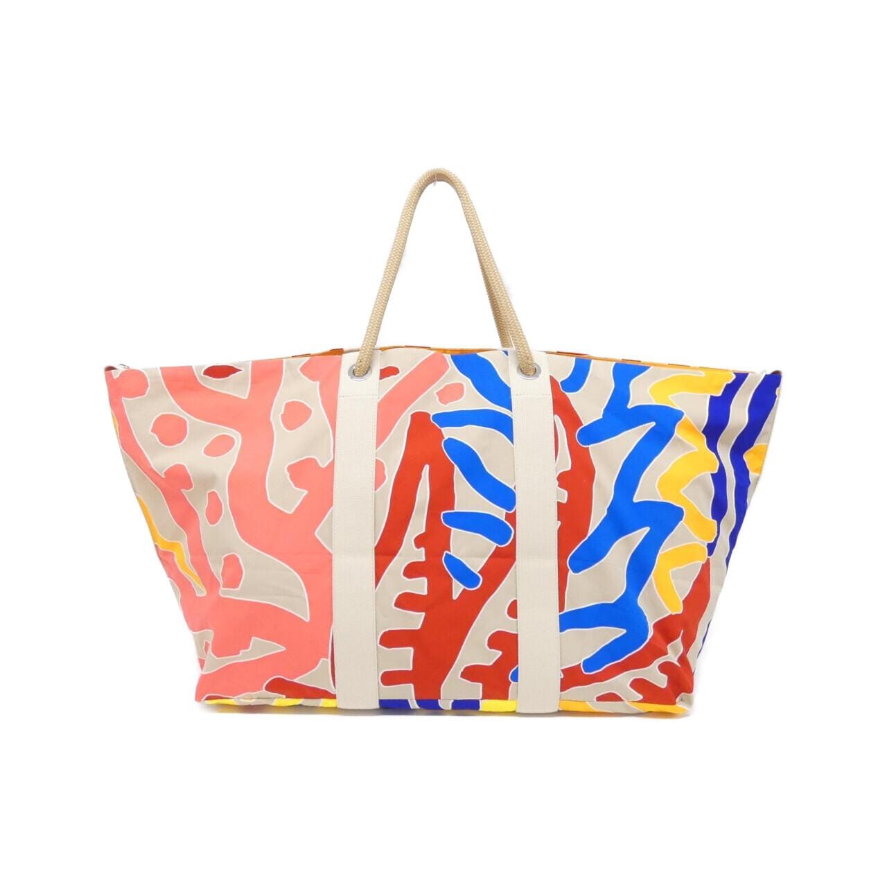 HERMES HERMÈS 103744M Bag Canvas 酒紅色 帆布 中古品A - 縮圖 2