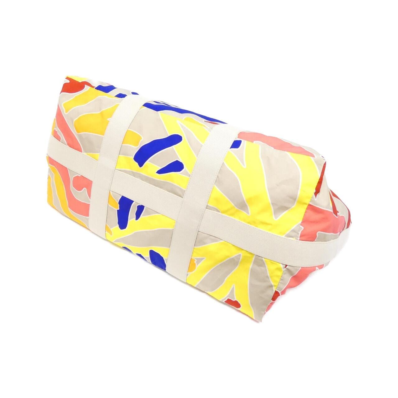 HERMES HERMÈS 103744M Bag Canvas 酒紅色 帆布 中古品A - 縮圖 3