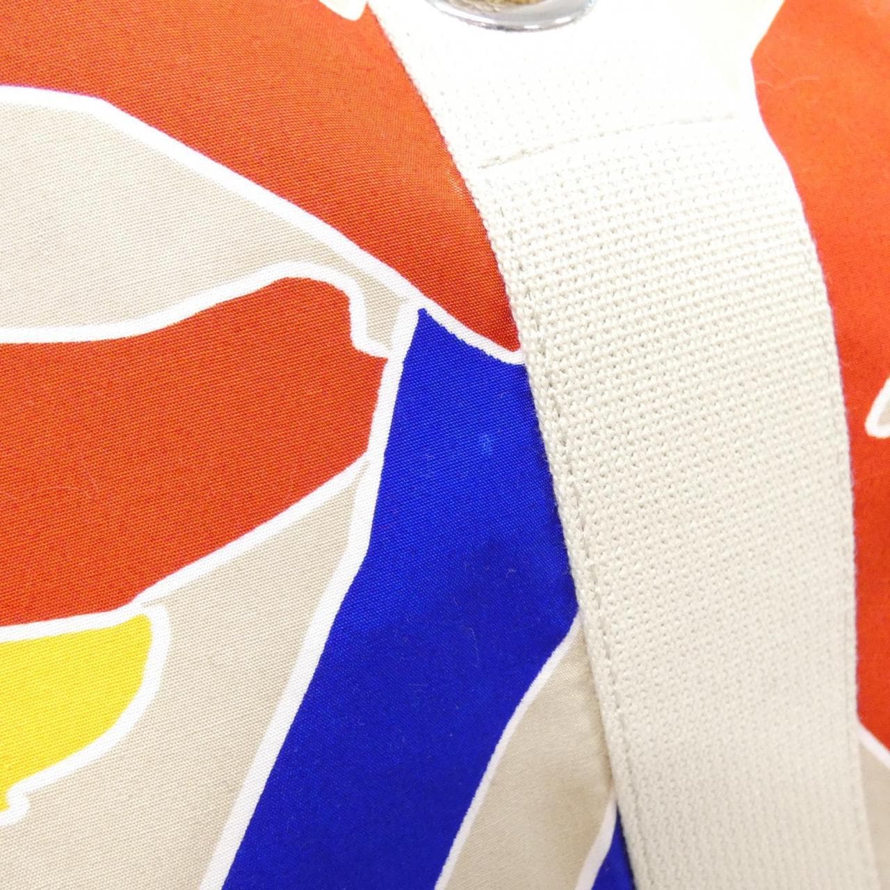 HERMES HERMÈS 103744M Bag Canvas 酒紅色 帆布 中古品A - 縮圖 4