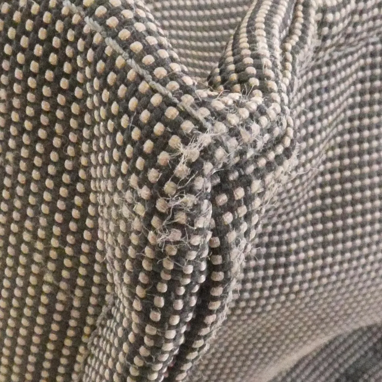 HERMES 100941M Handbag Canvas Black Canvas Rank B - Thumbnail 3