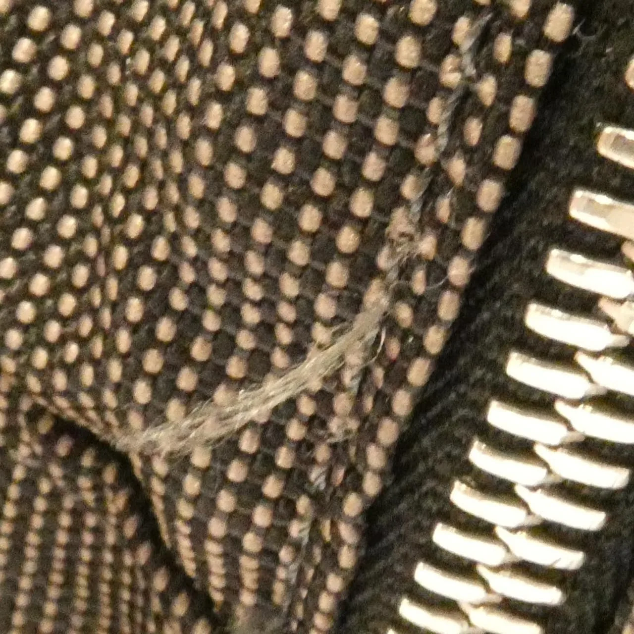 HERMES 100941M Handbag Canvas Black Canvas Rank B - Thumbnail 4