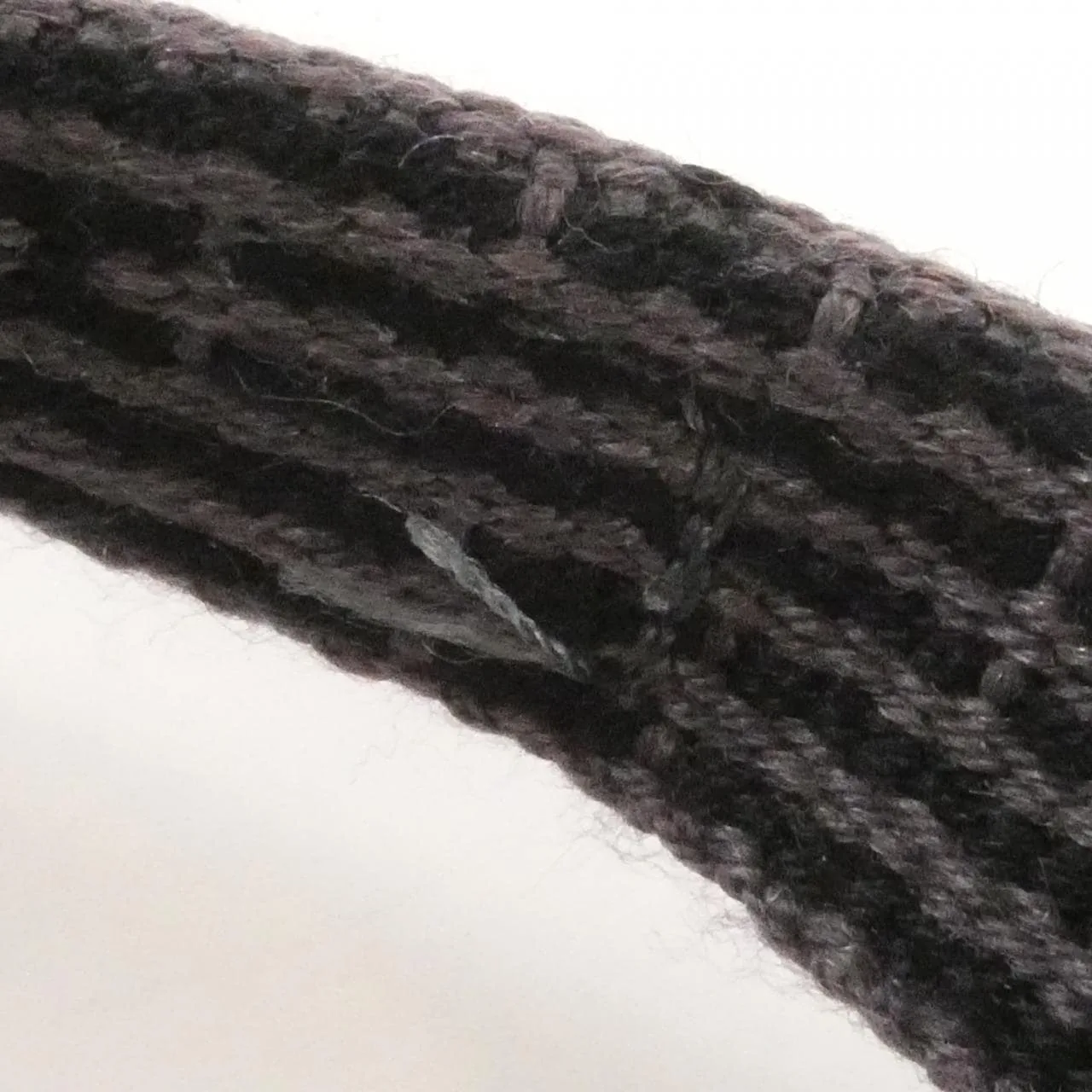 HERMES 100941M Handbag Canvas Black Canvas Rank B - Thumbnail 9