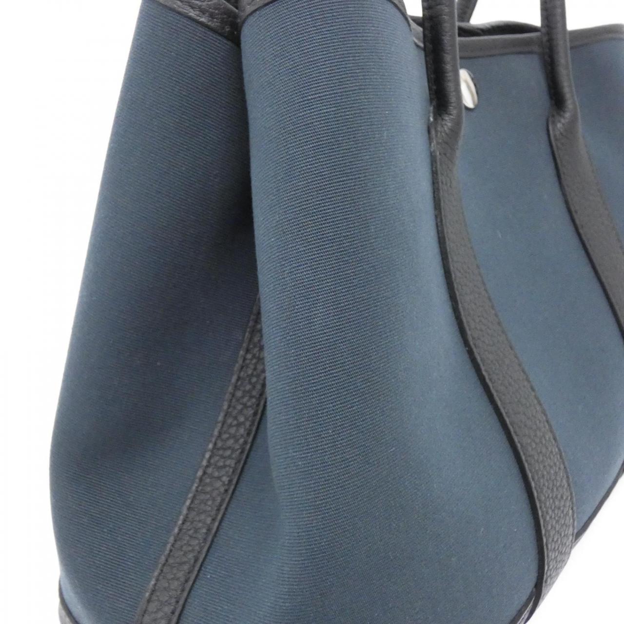 HERMES Garden Party HERMÈS 051551CK Bag Black Rank A - Thumbnail 4