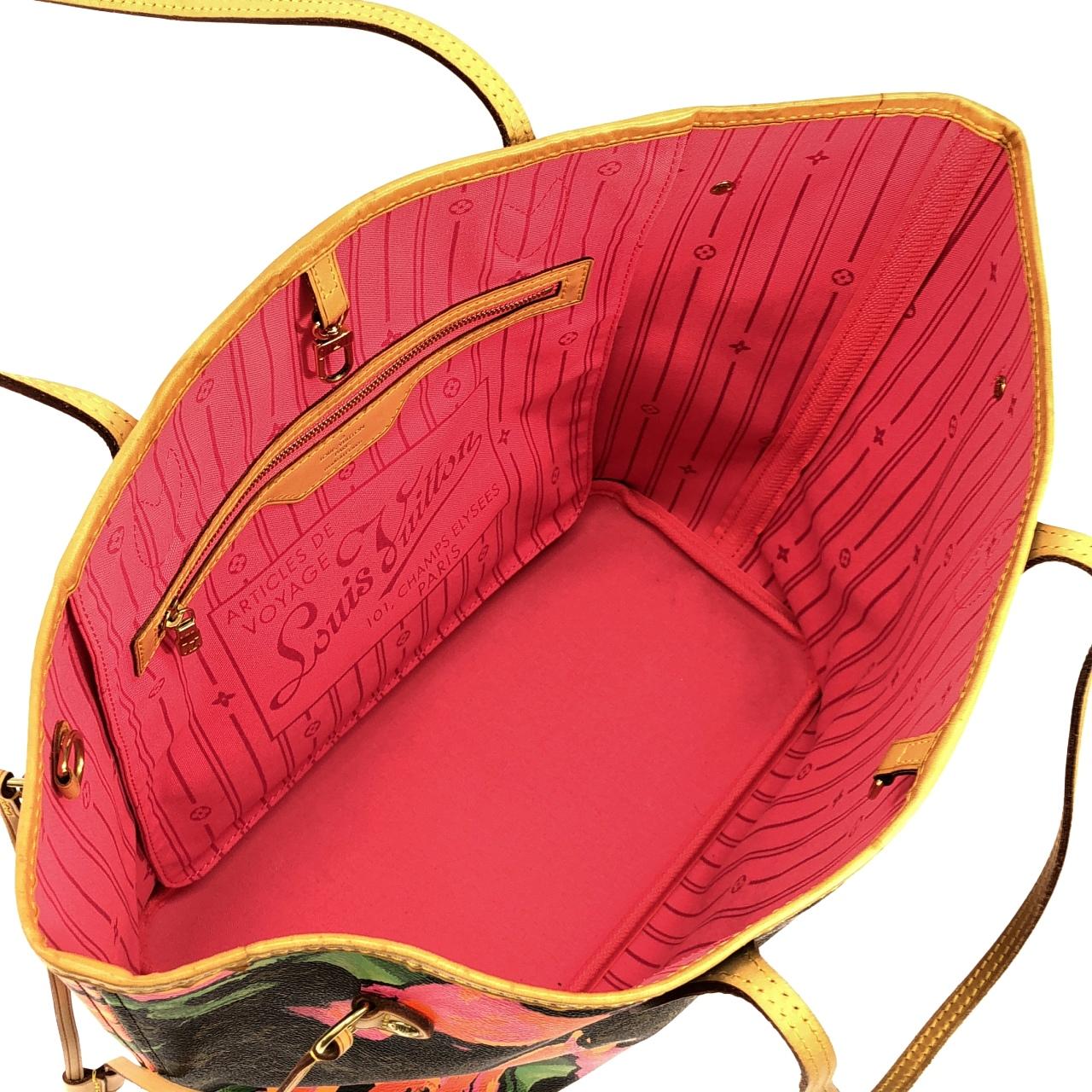 LOUIS VUITTON Neverfull M48613 Bag Monogram 黑色 Monogram 中古品A - 縮圖 9