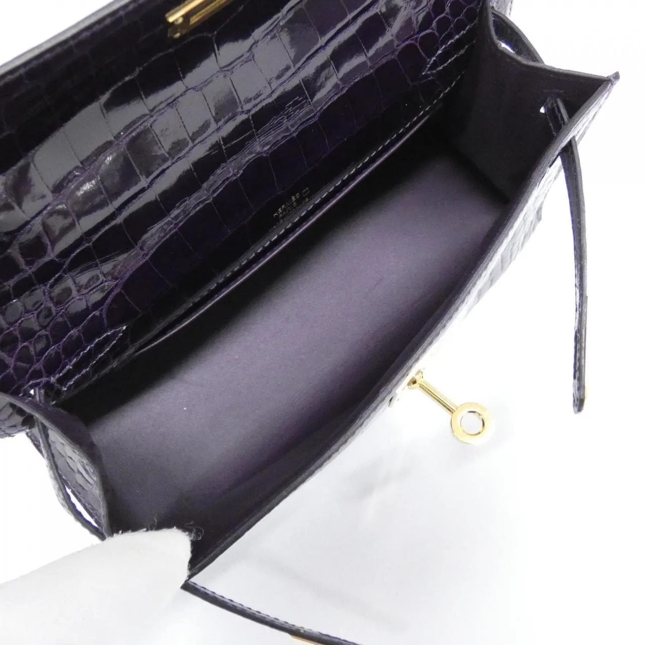 HERMES Kelly 053062CC Handbag 黑色 中古品A - 縮圖 7