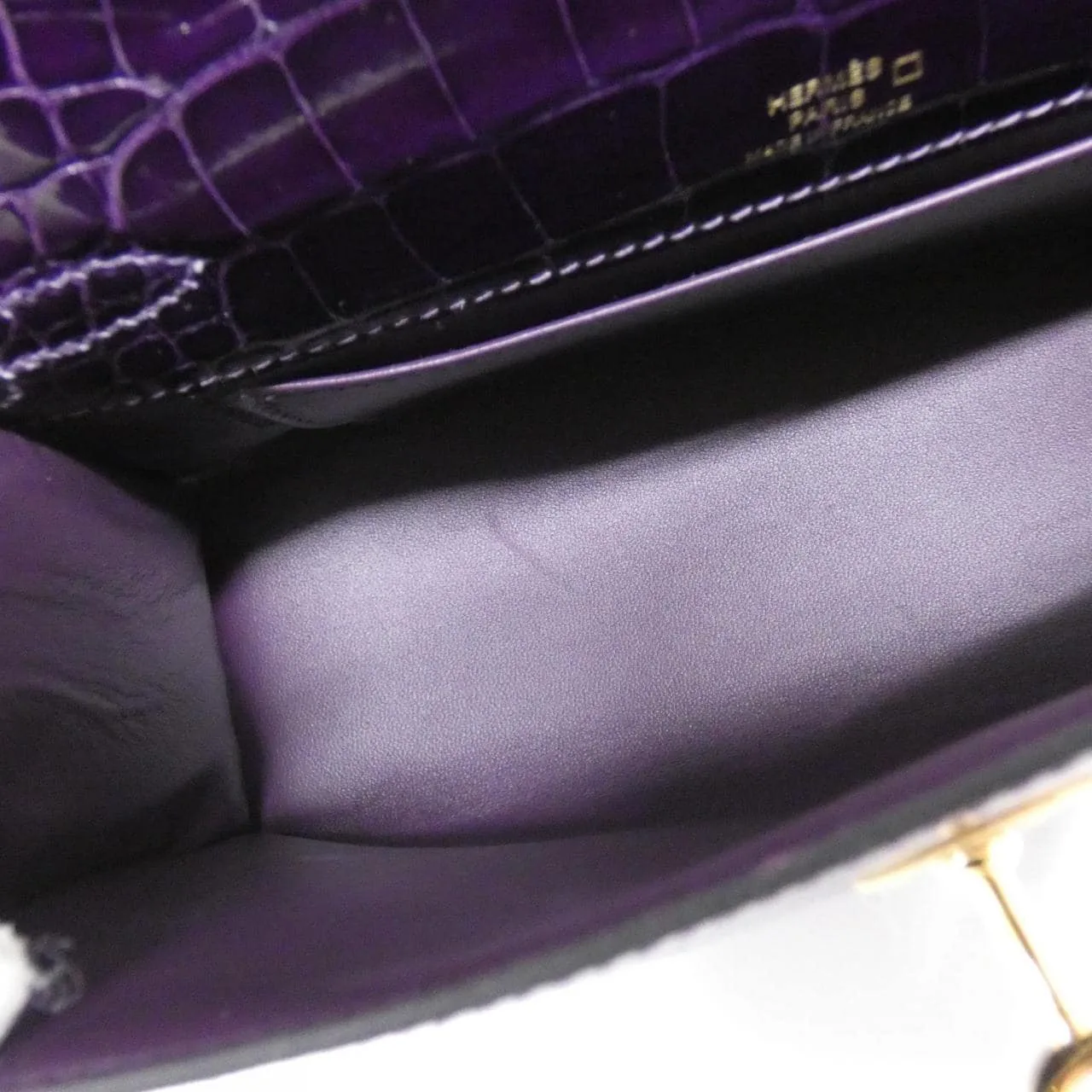 HERMES Kelly 053062CC Handbag 黑色 中古品A - 縮圖 9