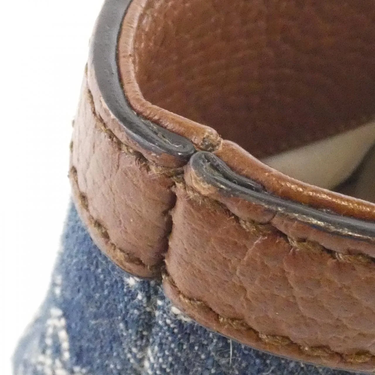 GUCCI 631685 2KQGG Handbag Denim Black Denim Rank B - Thumbnail 5