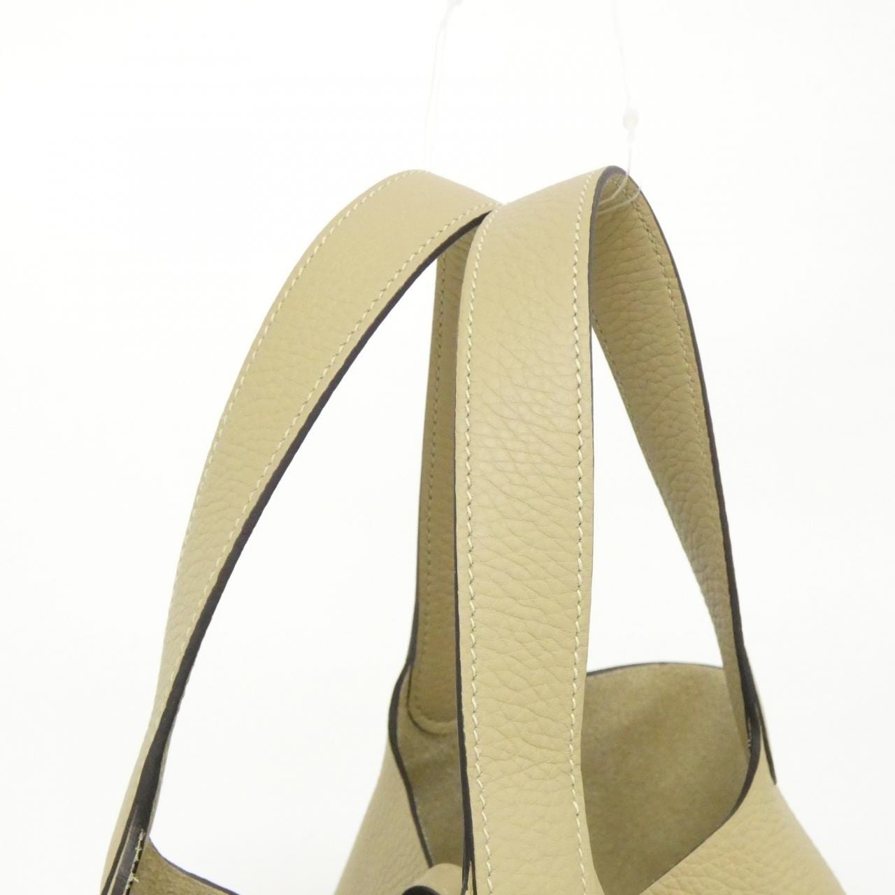 HERMES HERMÈS Picotin 060991CC Bag Clemence Black Clemence Leather - Thumbnail 4