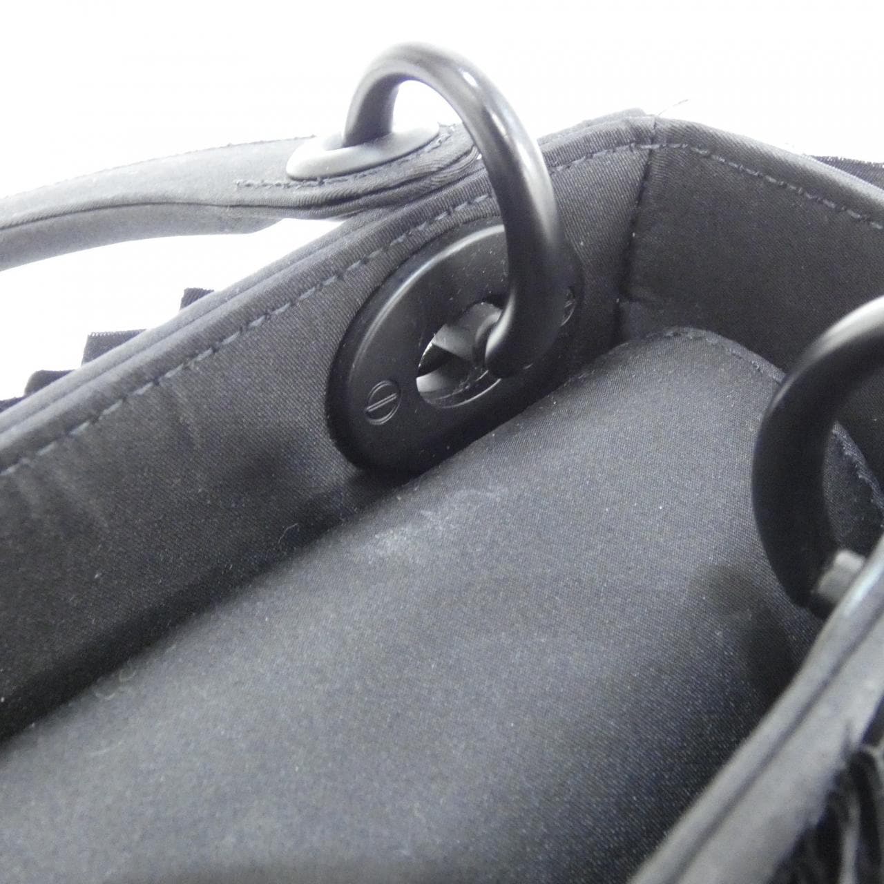 DIOR Lady Dior M0505SJJFX Bag Nylon Black Nylon Rank A - Thumbnail 4