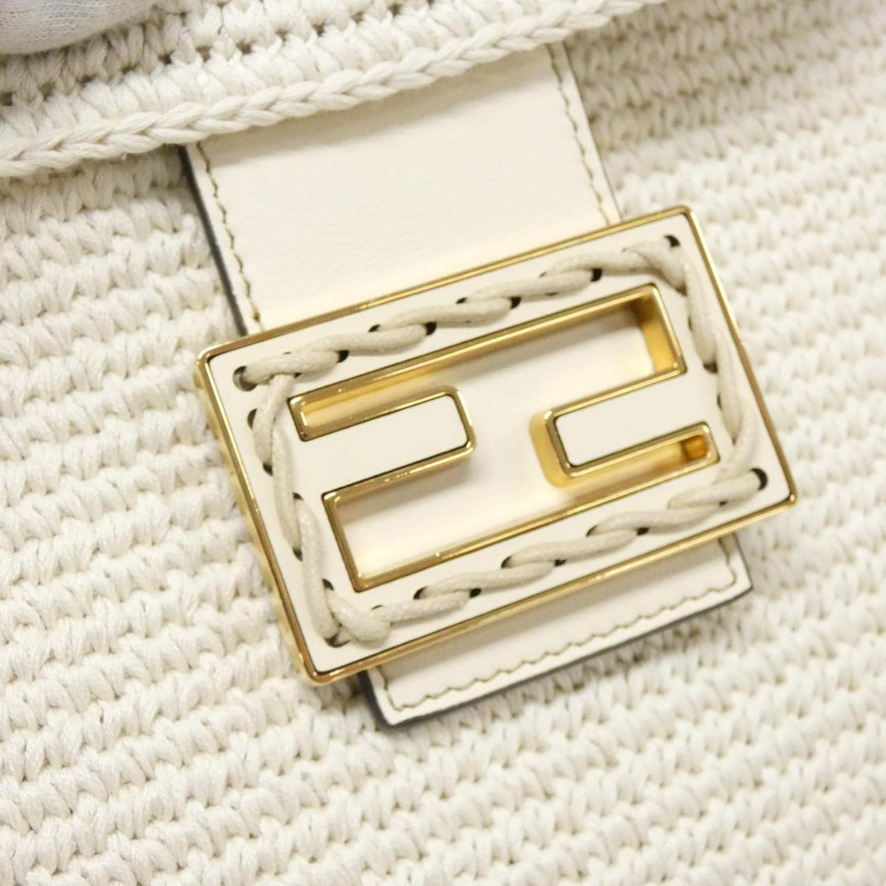 FENDI Baguette 8BR790 AFGC Shoulder Bag Canvas Black Canvas - Thumbnail 5