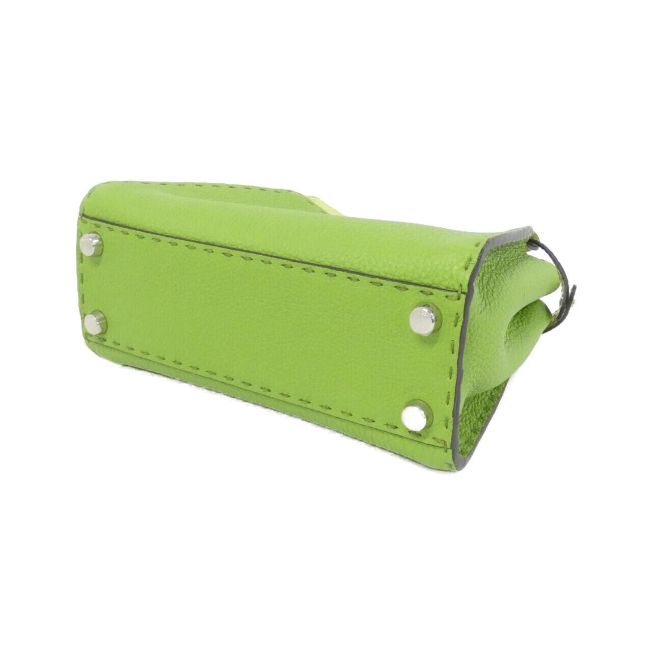 FENDI Peekaboo 8BN244 AEW7 Bag Crocodile Black Crocodile Rank A - Thumbnail 2