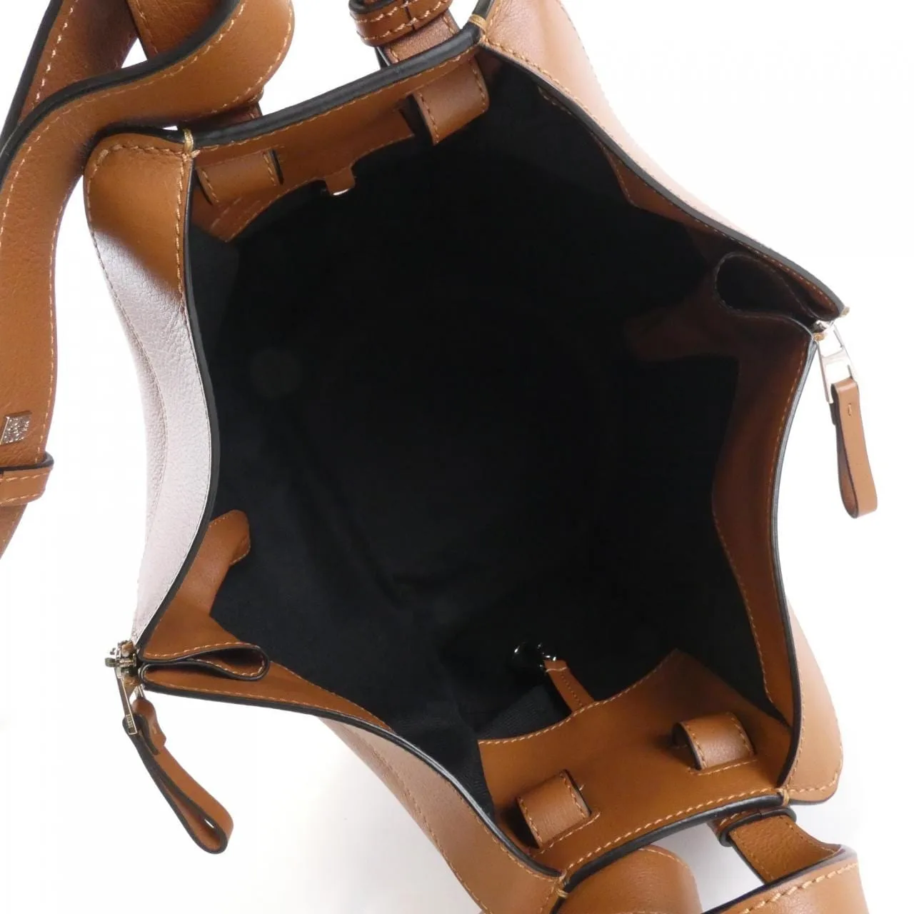 LOEWE Hammock 387 30 N60 Shoulder Black Rank A - Thumbnail 9