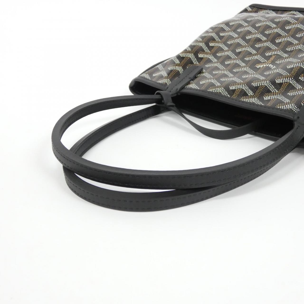 GOYARD Anjou Bag Canvas Black Canvas Unused - Thumbnail 3