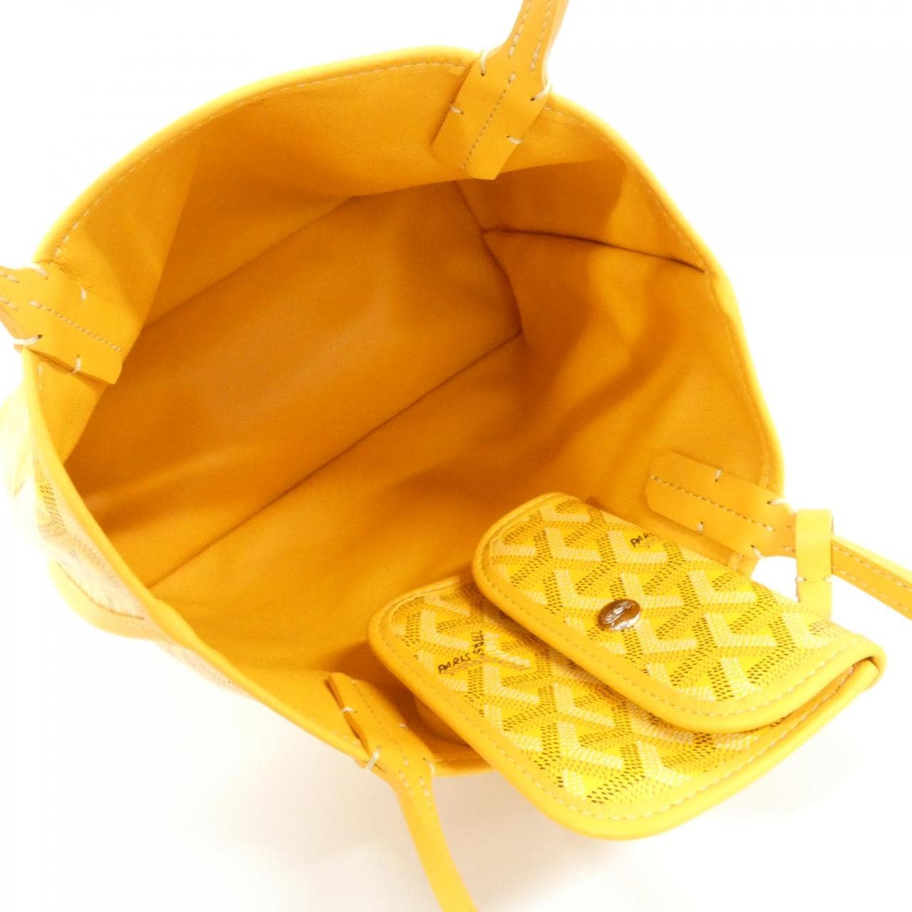 GOYARD Anjou Bag Canvas Yellow Canvas Unused - Thumbnail 4
