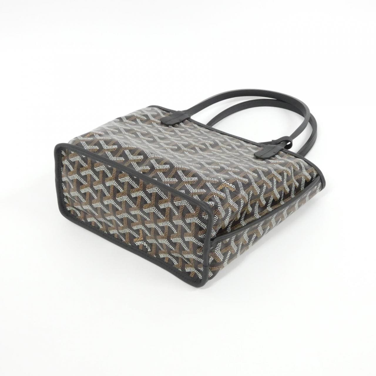 GOYARD Anjou Handbag Canvas Black Canvas - Thumbnail 2