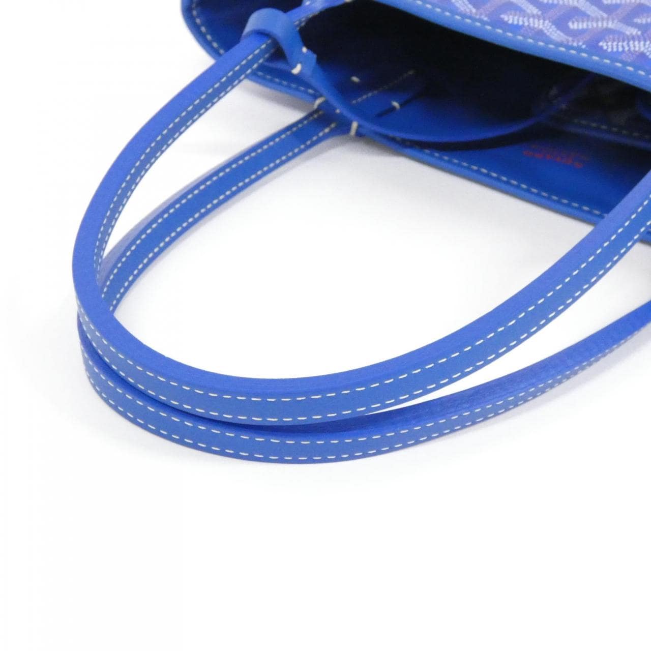 GOYARD Anjou Bag Canvas Blue Canvas Unused - Thumbnail 3