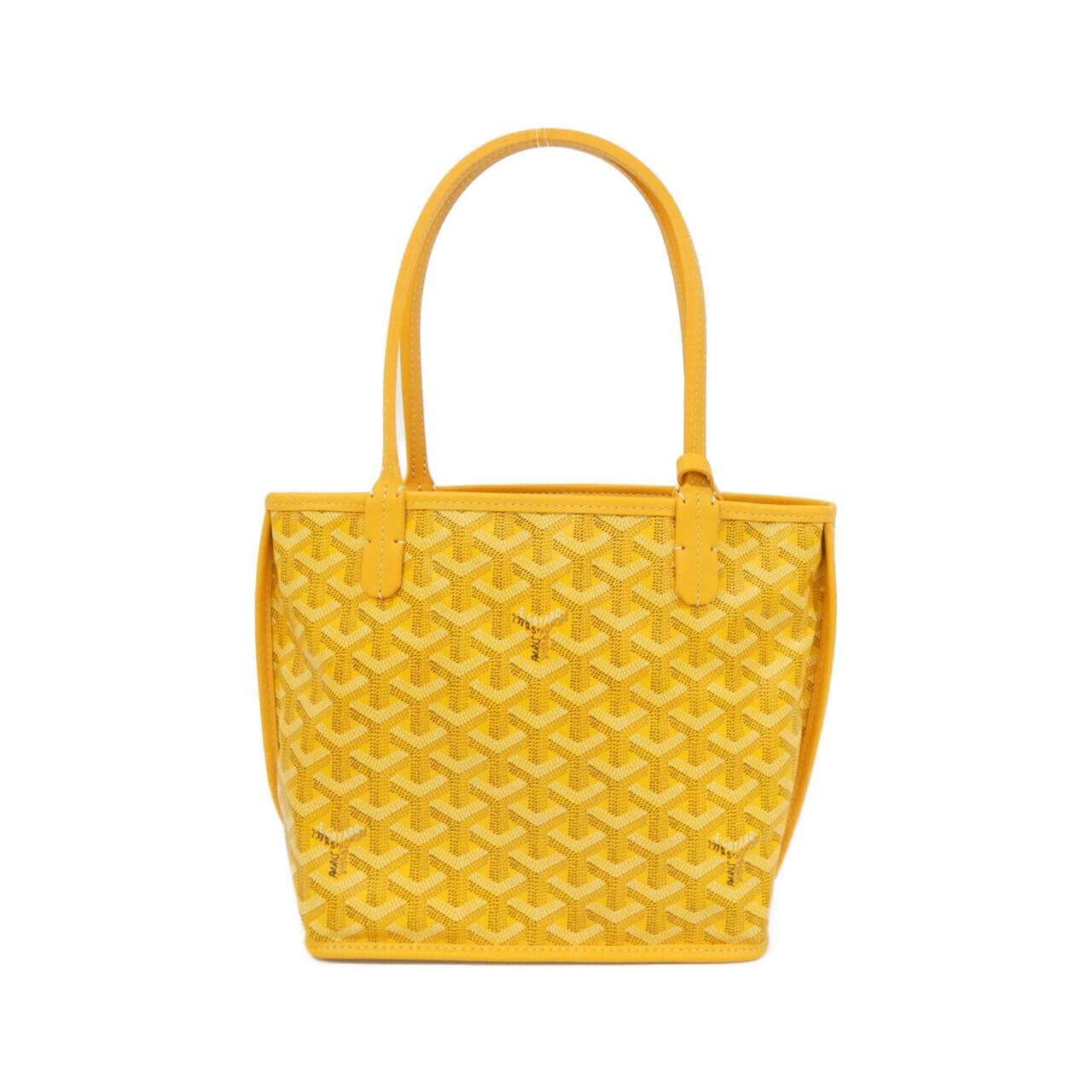 GOYARD Anjou Bag Canvas Yellow
