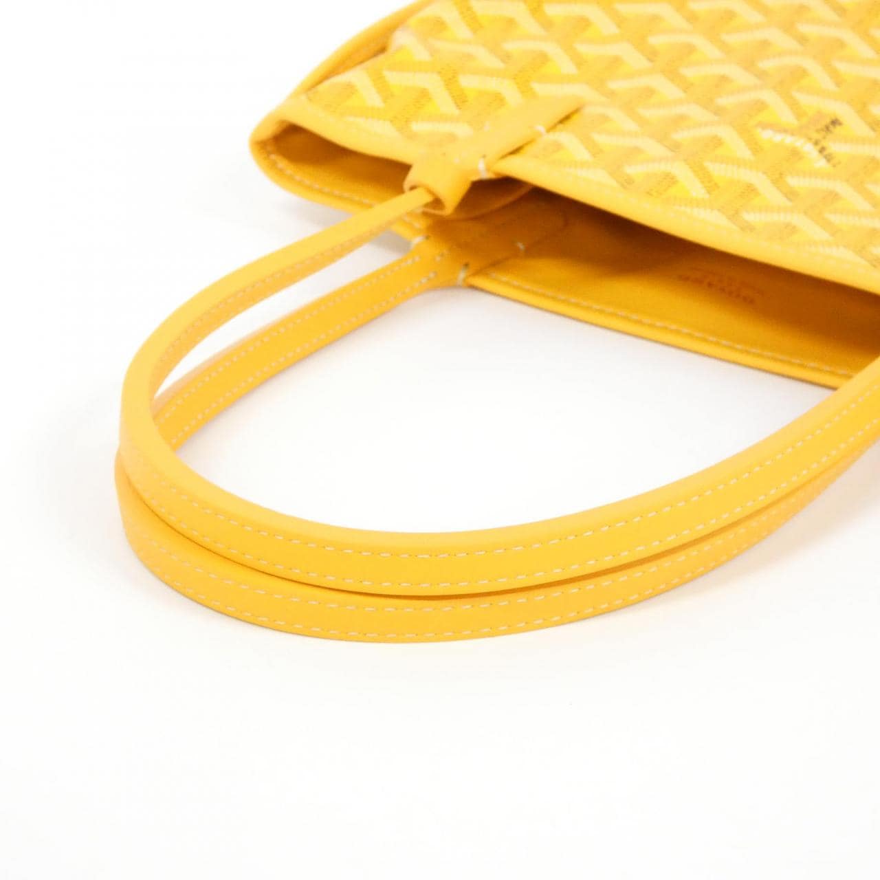 GOYARD Anjou Bag Canvas 黃色 帆布 未使用品 - 縮圖 3