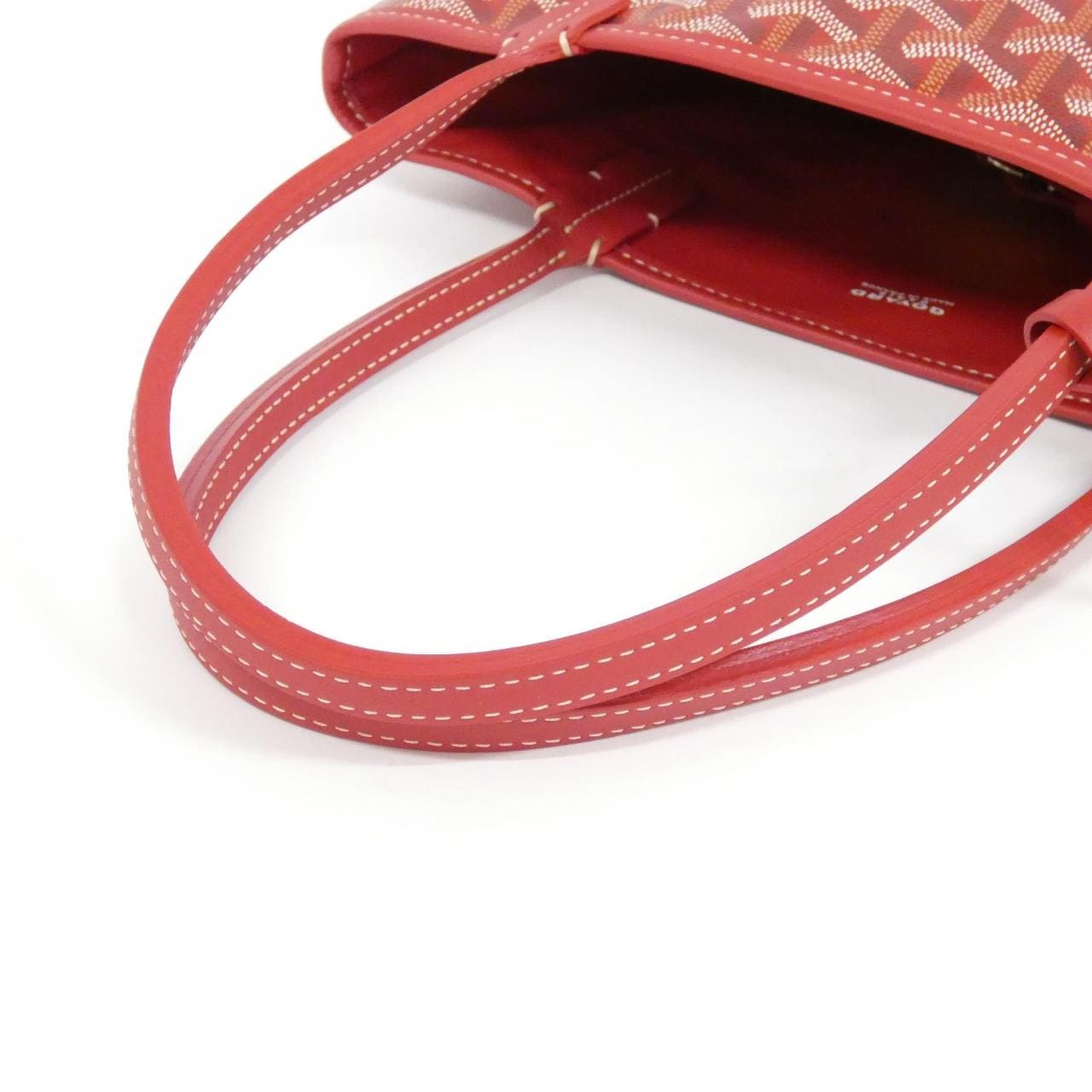 GOYARD Anjou Bag Canvas 紅色 帆布 未使用品 - 縮圖 3