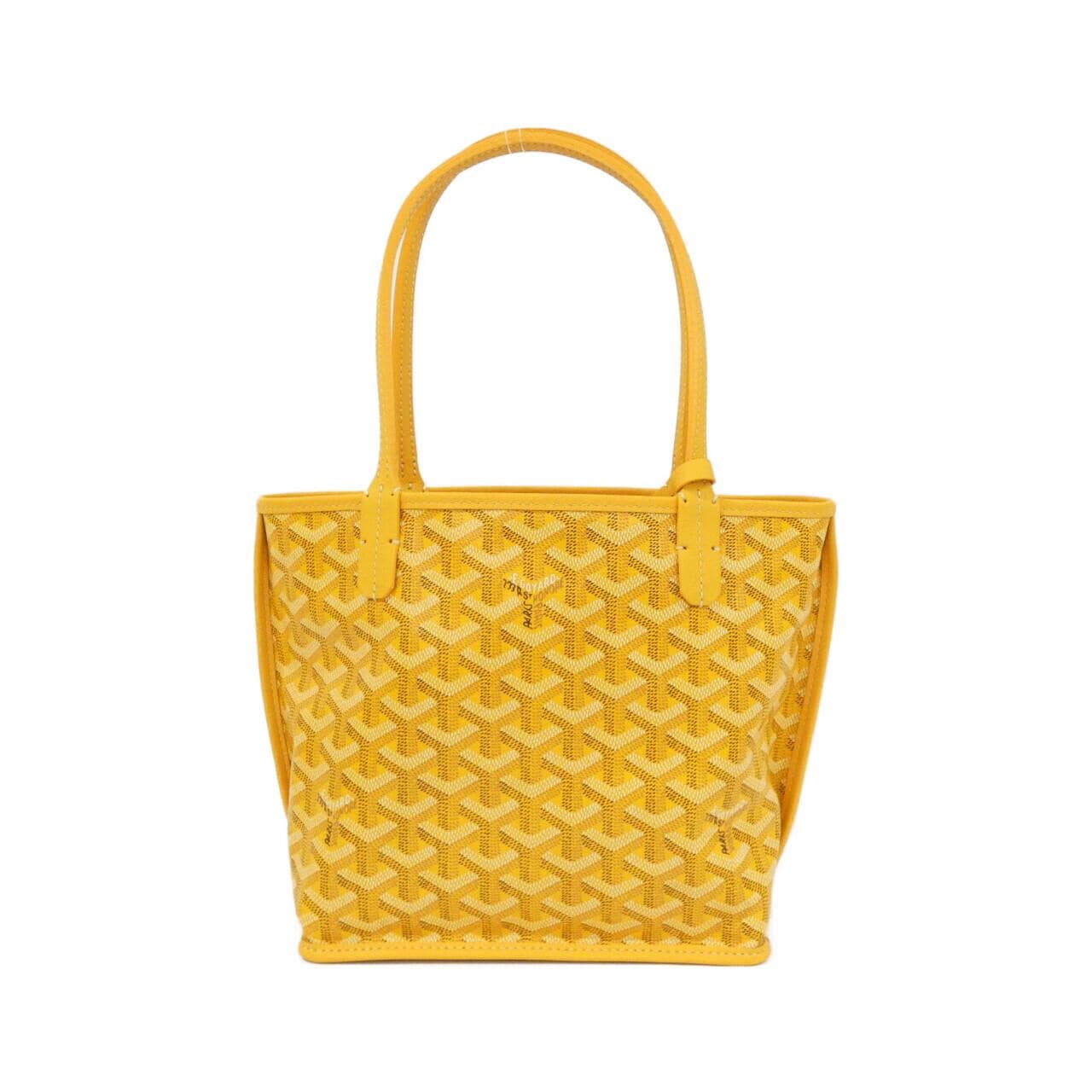 GOYARD Anjou Bag Canvas Yellow