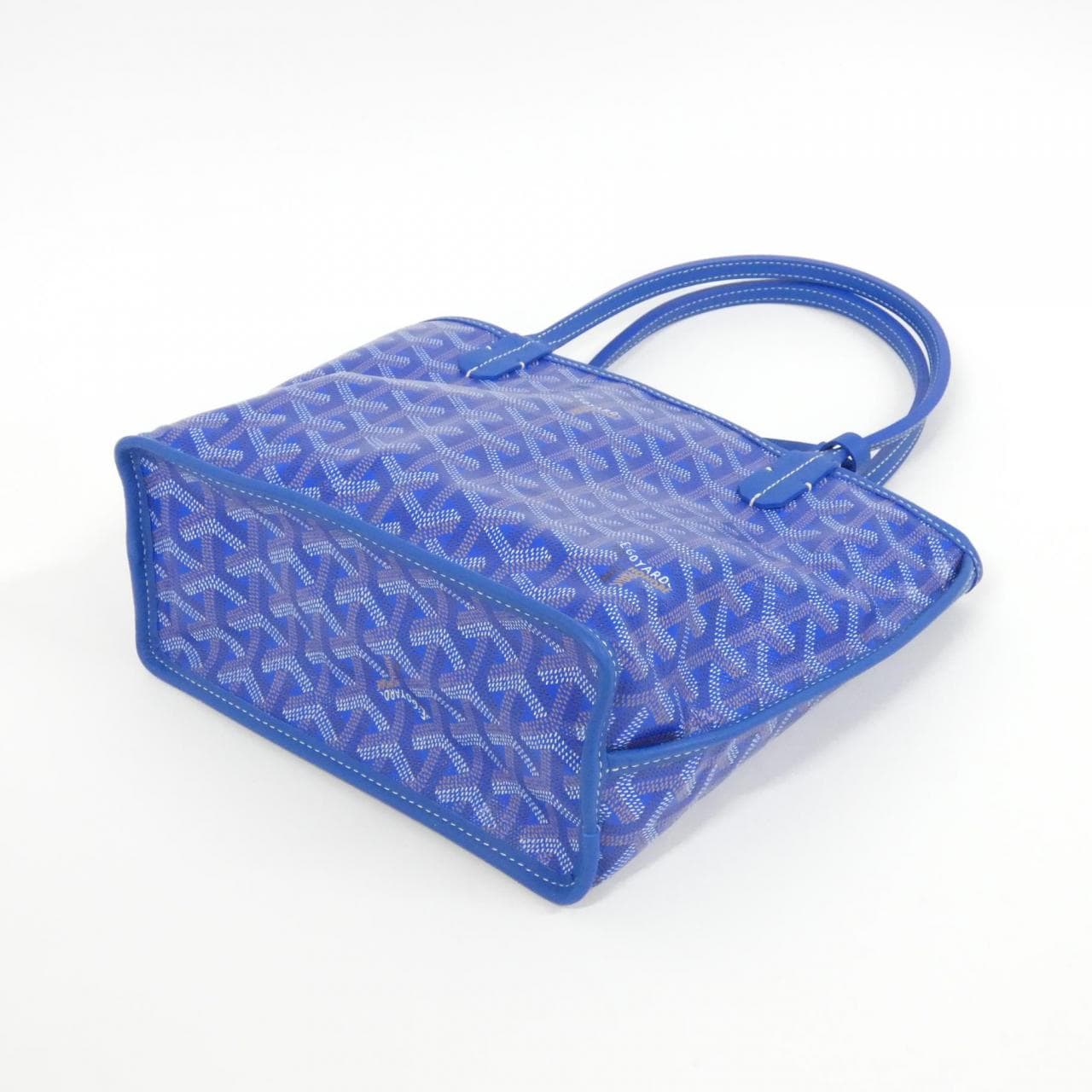GOYARD Anjou Bag Canvas 藍色 帆布 未使用品 - 縮圖 2