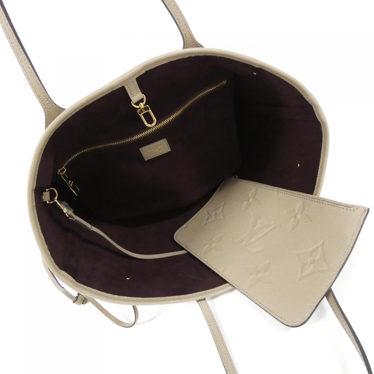 LOUIS VUITTON Neverfull M45686 Bag Monogram 黑色 Monogram 中古品A - 縮圖 4