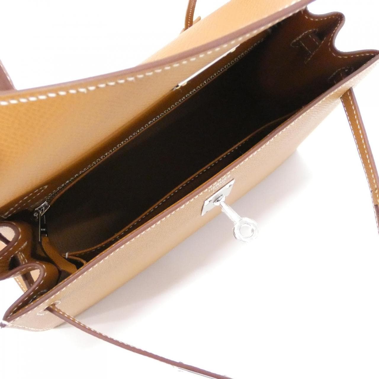 HERMES HERMÈS Kelly 038416CK Bag Epsom Gold Epsom Leather - Thumbnail 6