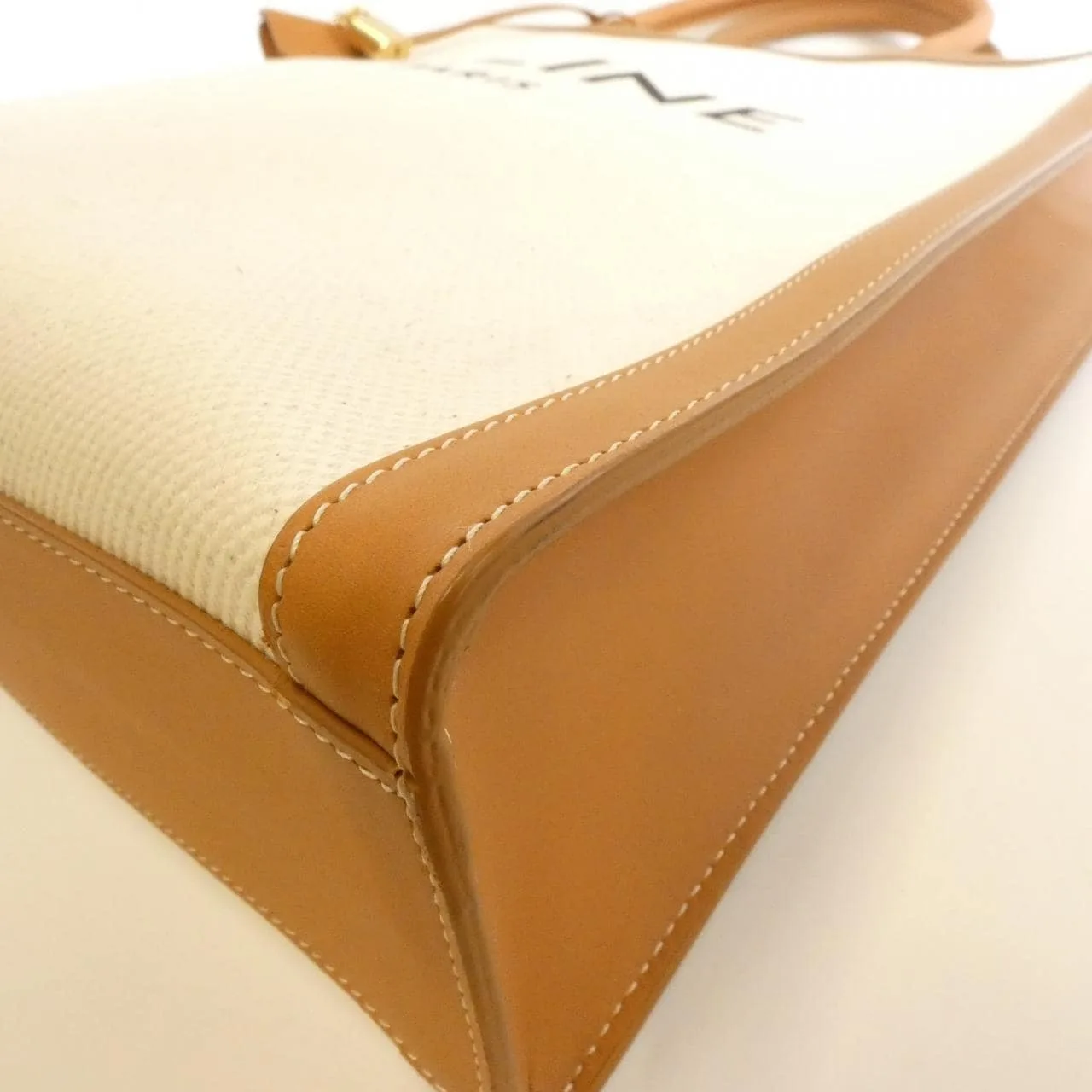 CELINE Cabas 190402BNZ Handbag Canvas Black Canvas - Thumbnail 4