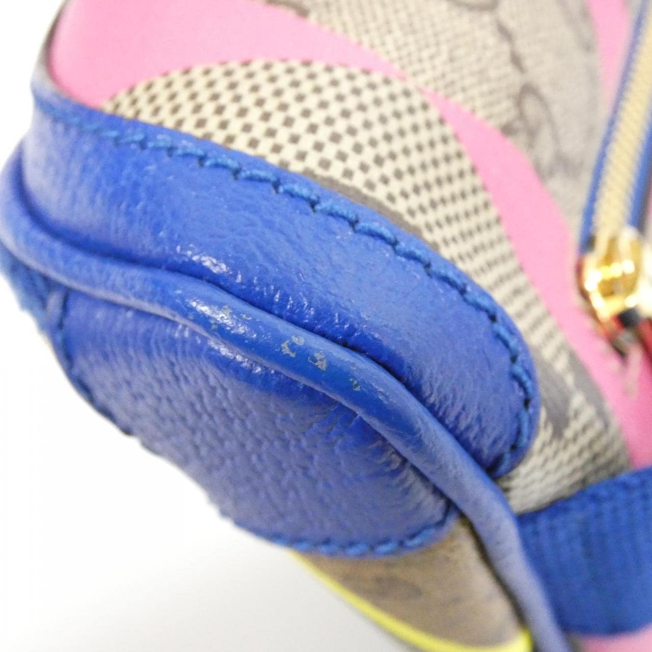 GUCCI 733240 FAA6N Belt Bag Canvas 黑色 帆布 中古品A - 縮圖 4