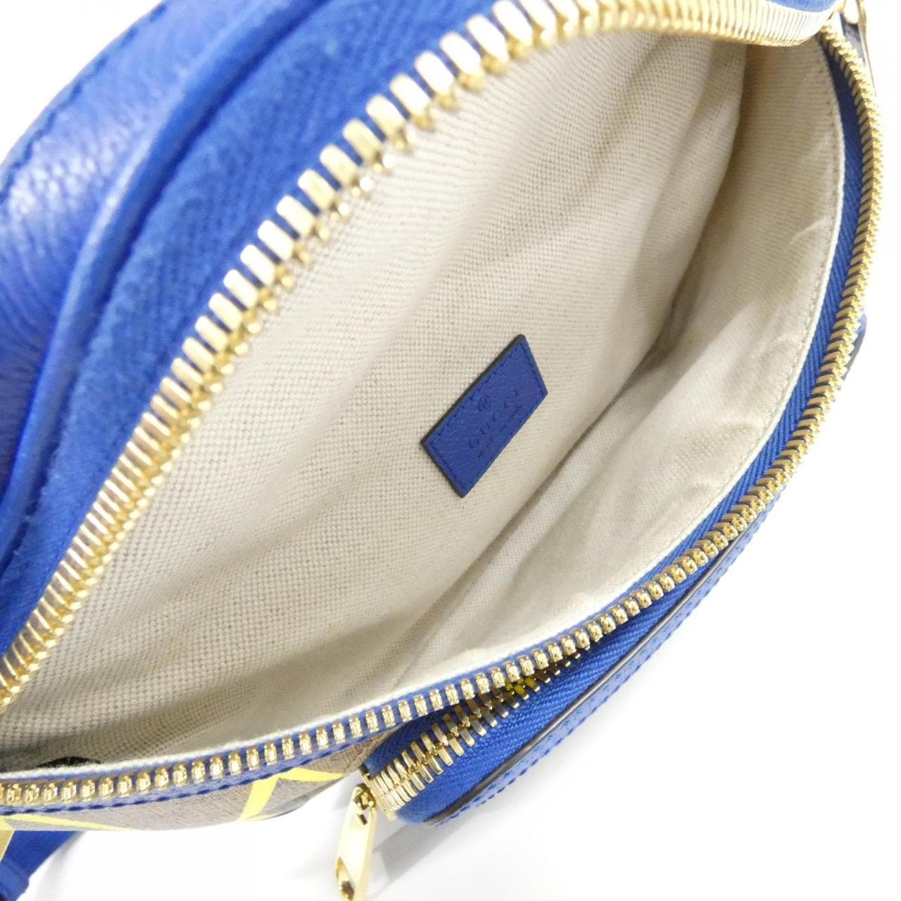 GUCCI 733240 FAA6N Belt Bag Canvas 黑色 帆布 中古品A - 縮圖 7