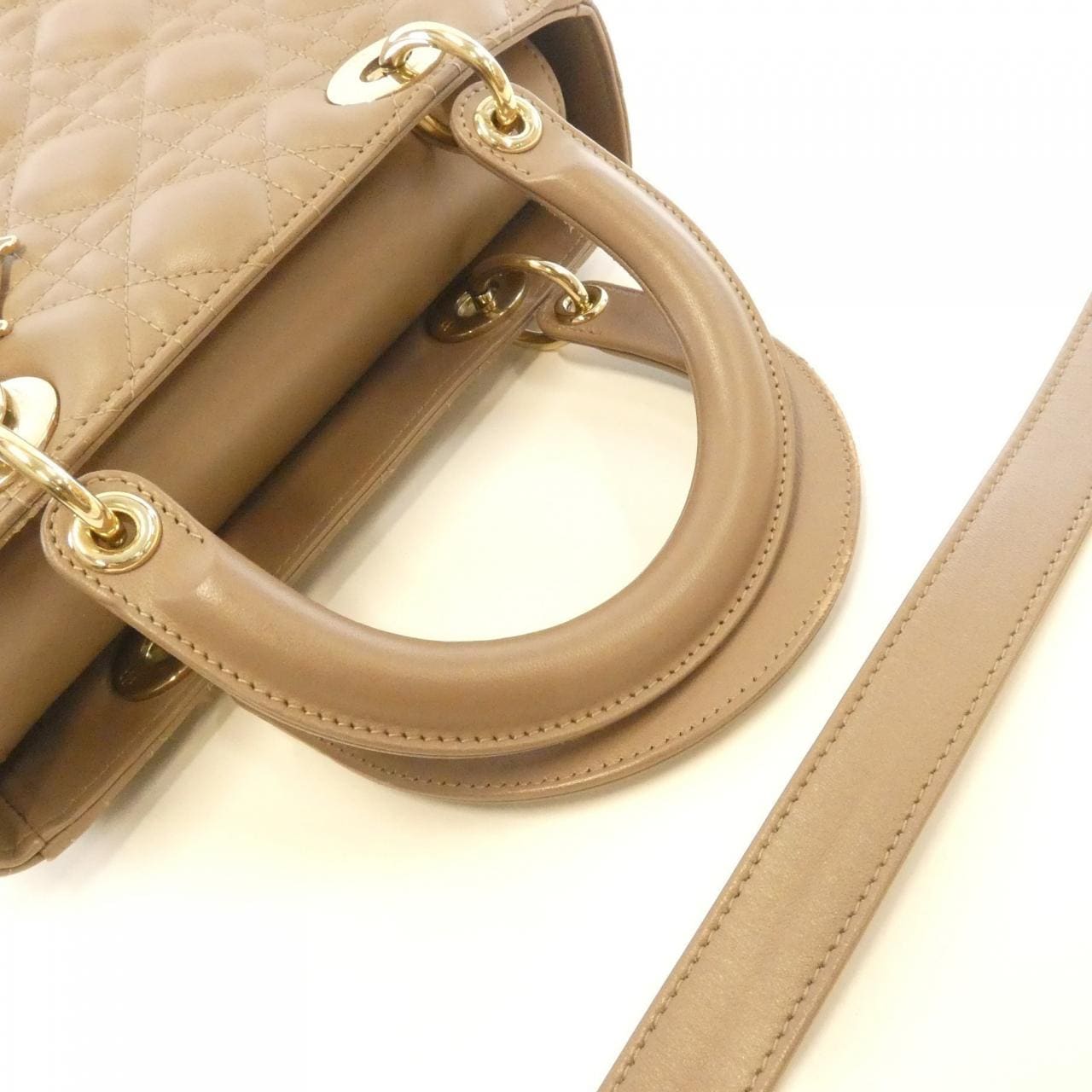 DIOR Lady Dior M0565OCEA Bag Lambskin Black Lambskin - Thumbnail 5