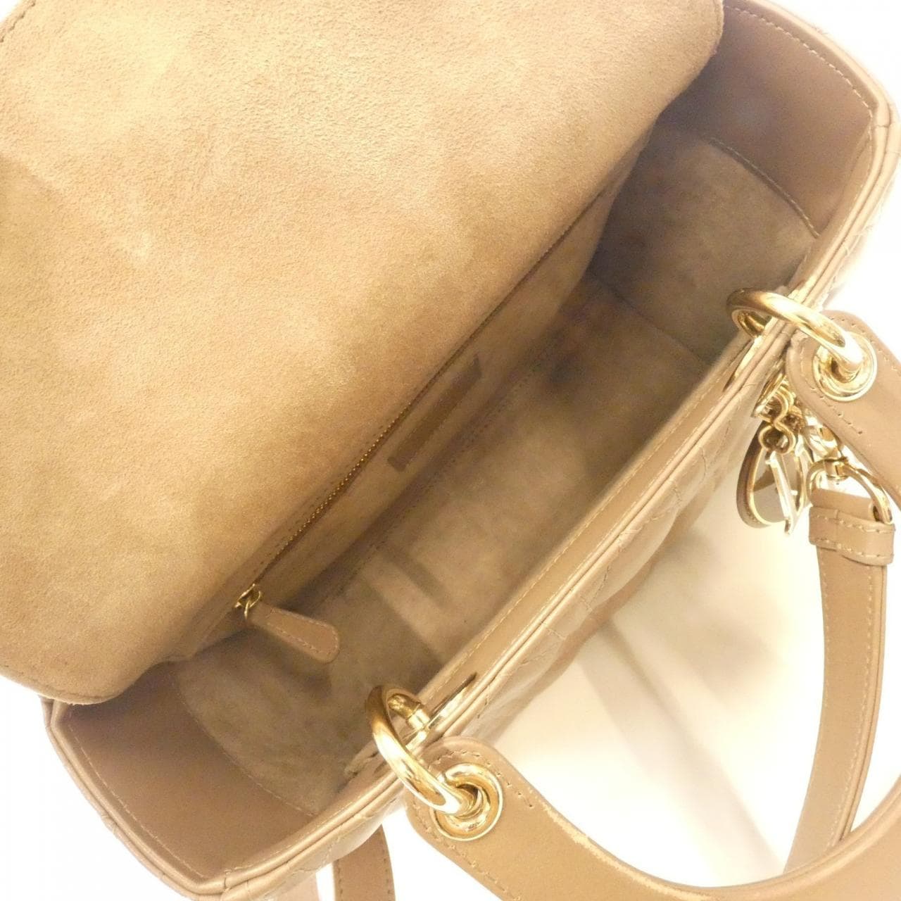 DIOR Lady Dior M0565OCEA Bag Lambskin Black Lambskin - Thumbnail 8