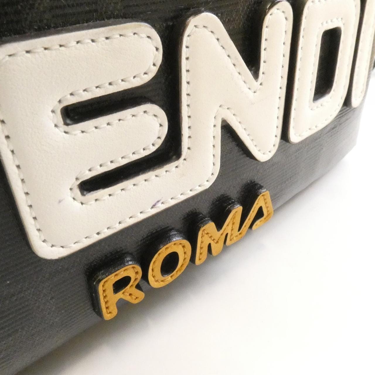 FENDI 8BZ036 A5N7 Backpack Canvas Black Canvas Rank B - Thumbnail 4