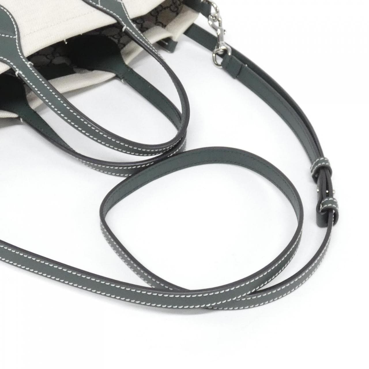 GUCCI 772144 FACUL Bag Canvas 黑色 帆布 中古品A - 縮圖 7