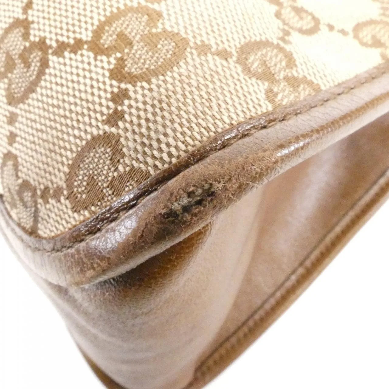 GUCCI Horsebit 1955 623694 GY5OG Handbag Canvas Black Canvas Rank B - Thumbnail 3