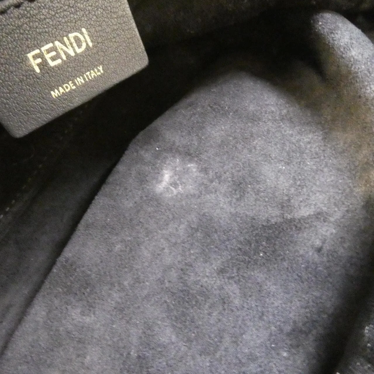 FENDI Baguette 8BS105 ABVE Handbag Lambskin 黑色 羊皮 中古品B - 縮圖 8